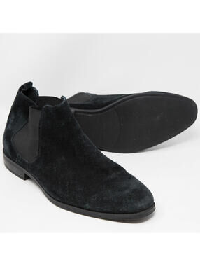 Men’s Billionaire Italian Couture Black Suede Chelsea Boots Sz EU 41 / US 8